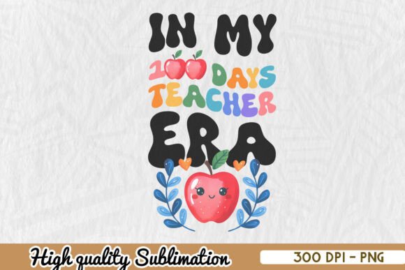 100 Days of School Era Celebration PNG