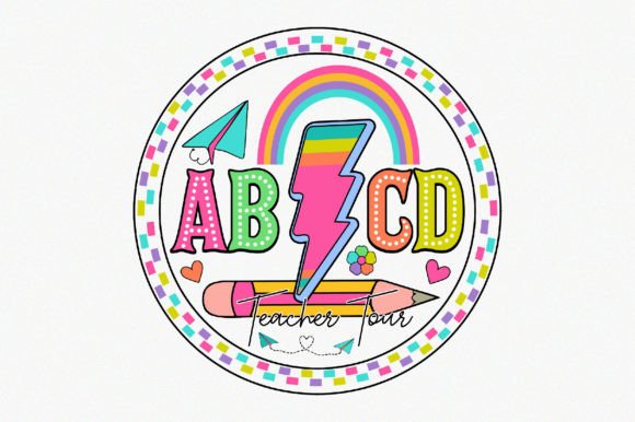 ABCD Teacher Tour PNG: Graphics for Crafts and Content