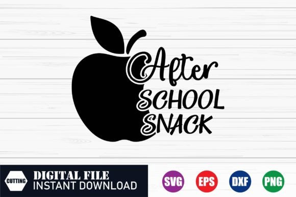After School Snack T-shirt Design: Graphics and Crafts in Action