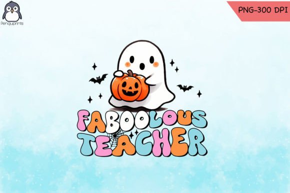 Fabulous Teacher Halloween PNG Graphics
