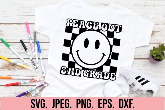 Peace Out 2nd Grade - End of School PNG