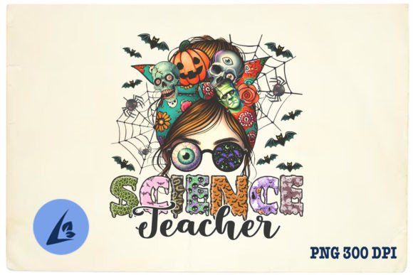 Teacher Halloween Science PNG: Graphics and Crafts